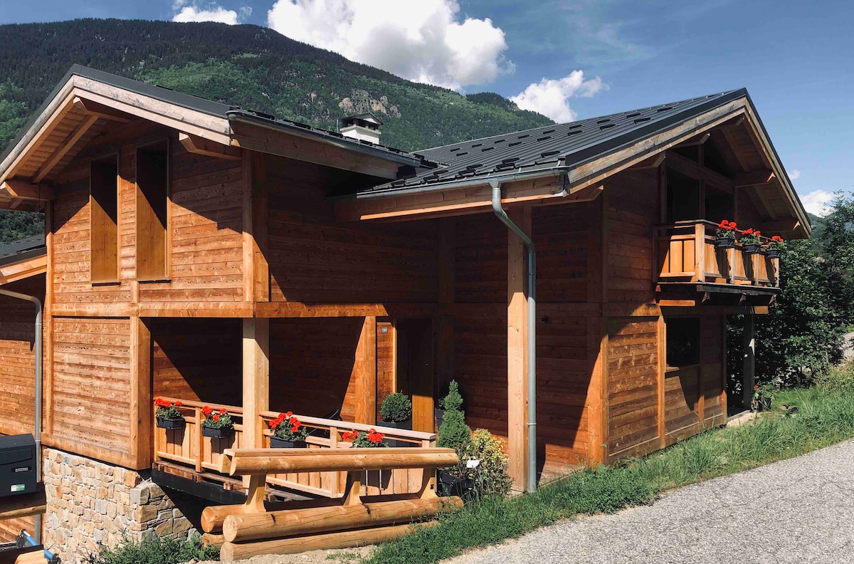 Le chalet en été