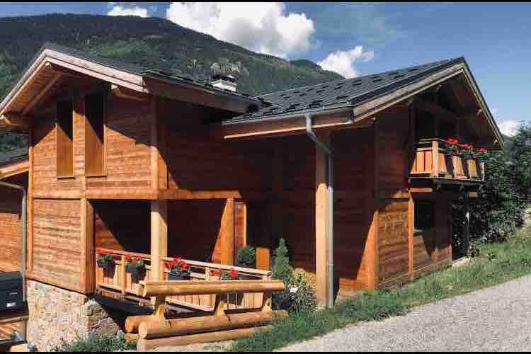 Le chalet en été