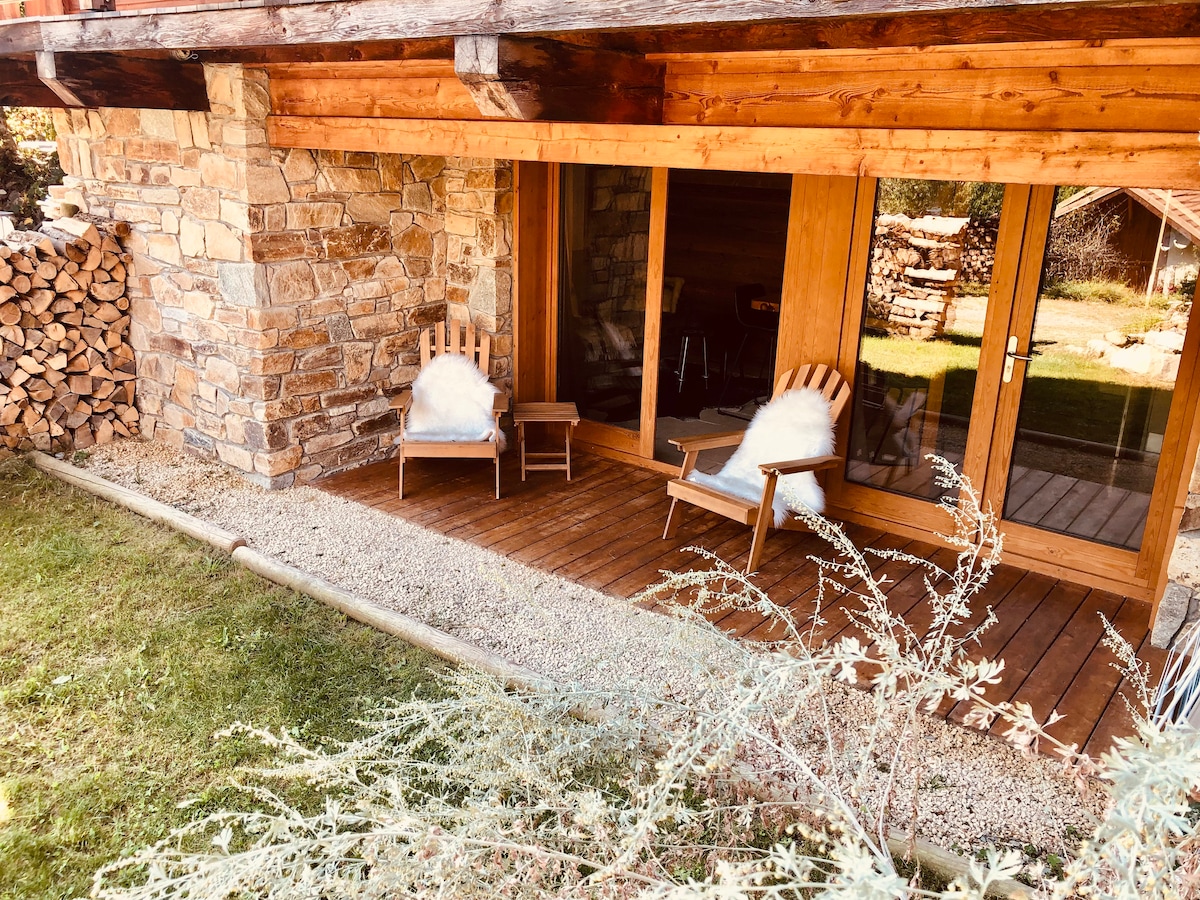 La terrasse au rez-de-jardin